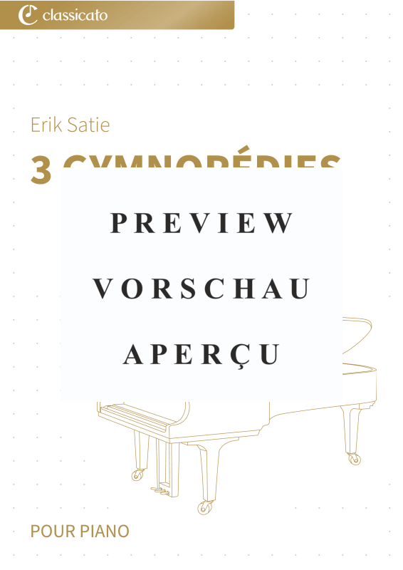 gallery: 3 Gymnopédies, , (piano solo)