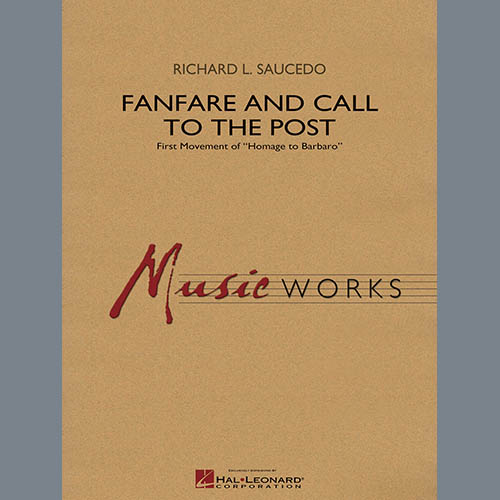 cover: Fanfare and Call to the Post - Flute 2, Richard L. Saucedo