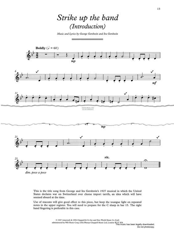 Product gallery: Page 1 of 1 Strike Up The Band!, George Gershwin