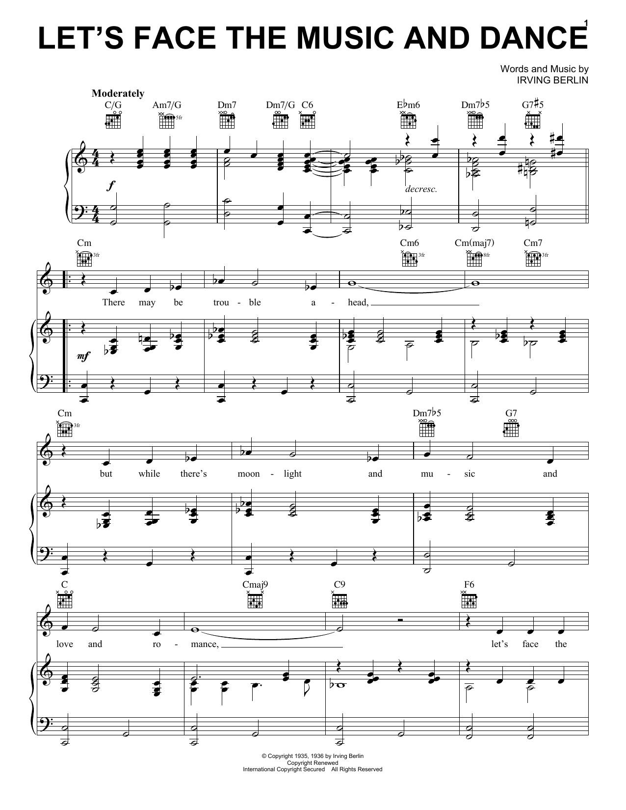 Produktbild zu: Let's Face The Music And Dance