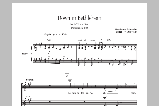 Product picture to: Down In Bethlehem