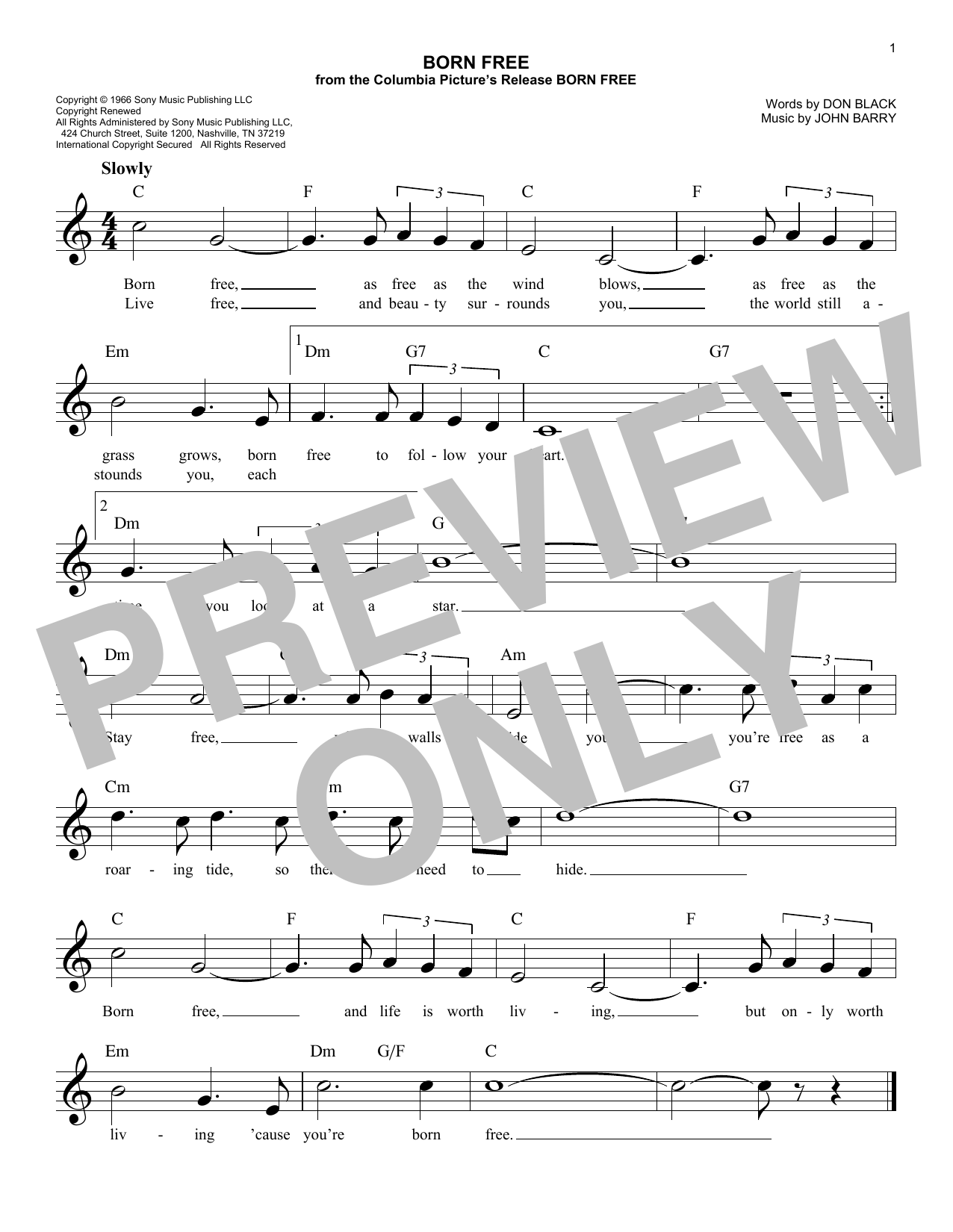 Product gallery: Page 1 of 1 Born Free, Roger Williams