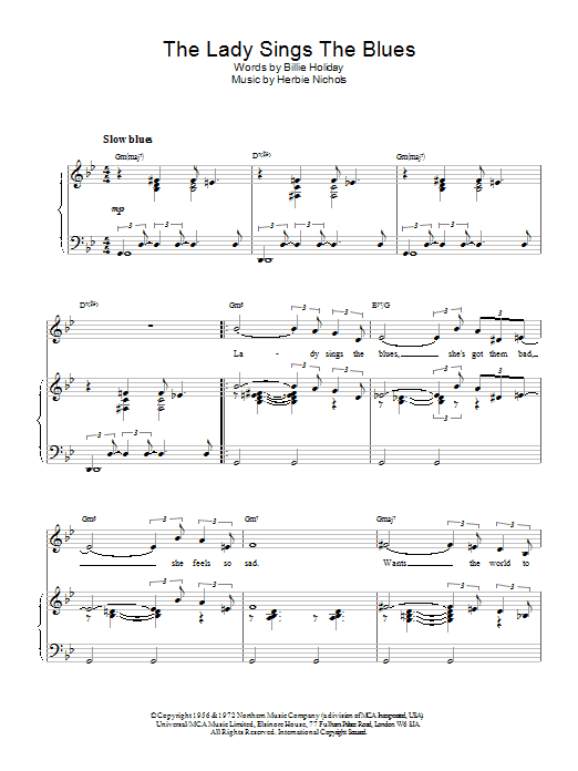 Produktbild zu: The Lady Sings The Blues