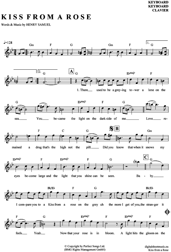 Product gallery: Page 1 of 4 Kiss from a rose , Seal, (Keyboard)