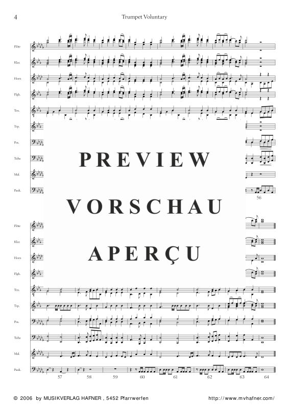 gallery: Trumpet Voluntary, , (Großes Blasorchester)