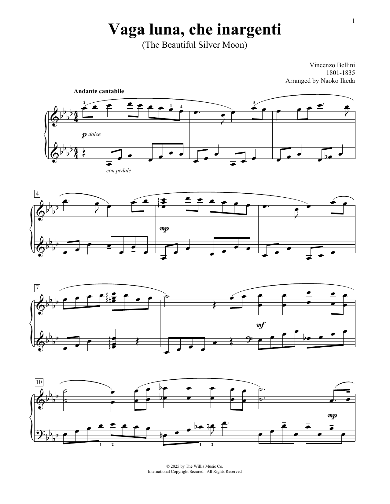 Produktgalerie: Seite 1 von 1 Vaga Luna, Che Inargenti, Naoko Ikeda, Klavier