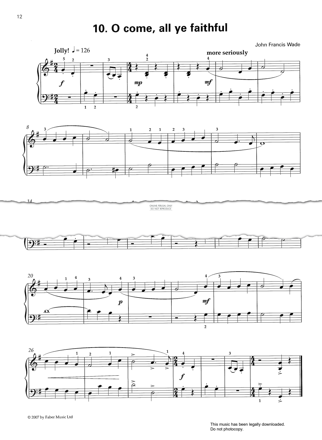 gallery: O Come All Ye Faithful, John Francis Wade