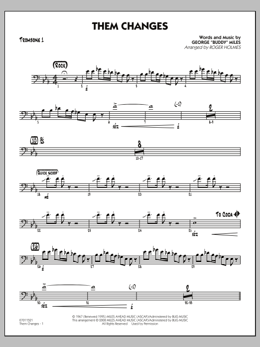 Produktgalerie: Seite 1 von 1 Them Changes - Trombone 1, 