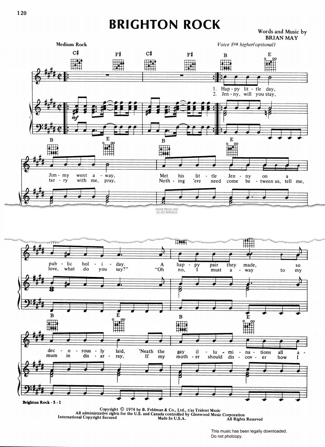 Product gallery: Page 1 of 1 Brighton Rock, Queen