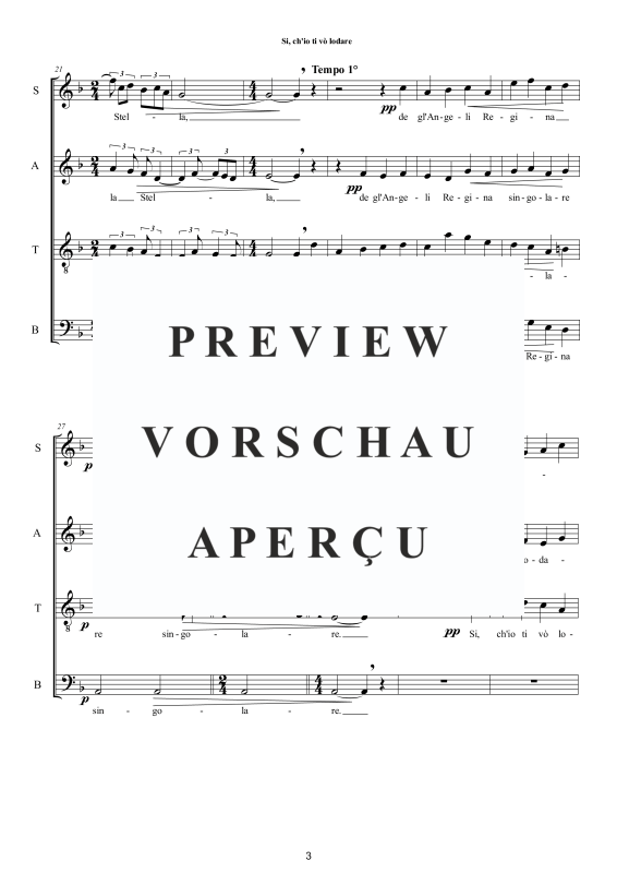 Produktgalerie: Seite 4 von 11 Si, ch'io ti vò lodare - Lobgesang, , Gemischter Chor a capella