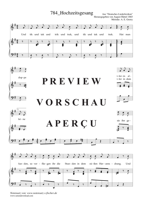 Product gallery: Page 2 of 3 Hochzeitsgesang , , Piano and Voice