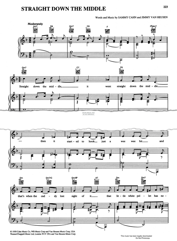 Product gallery: Page 1 of 1 Straight Down the Middle, Bing Crosby