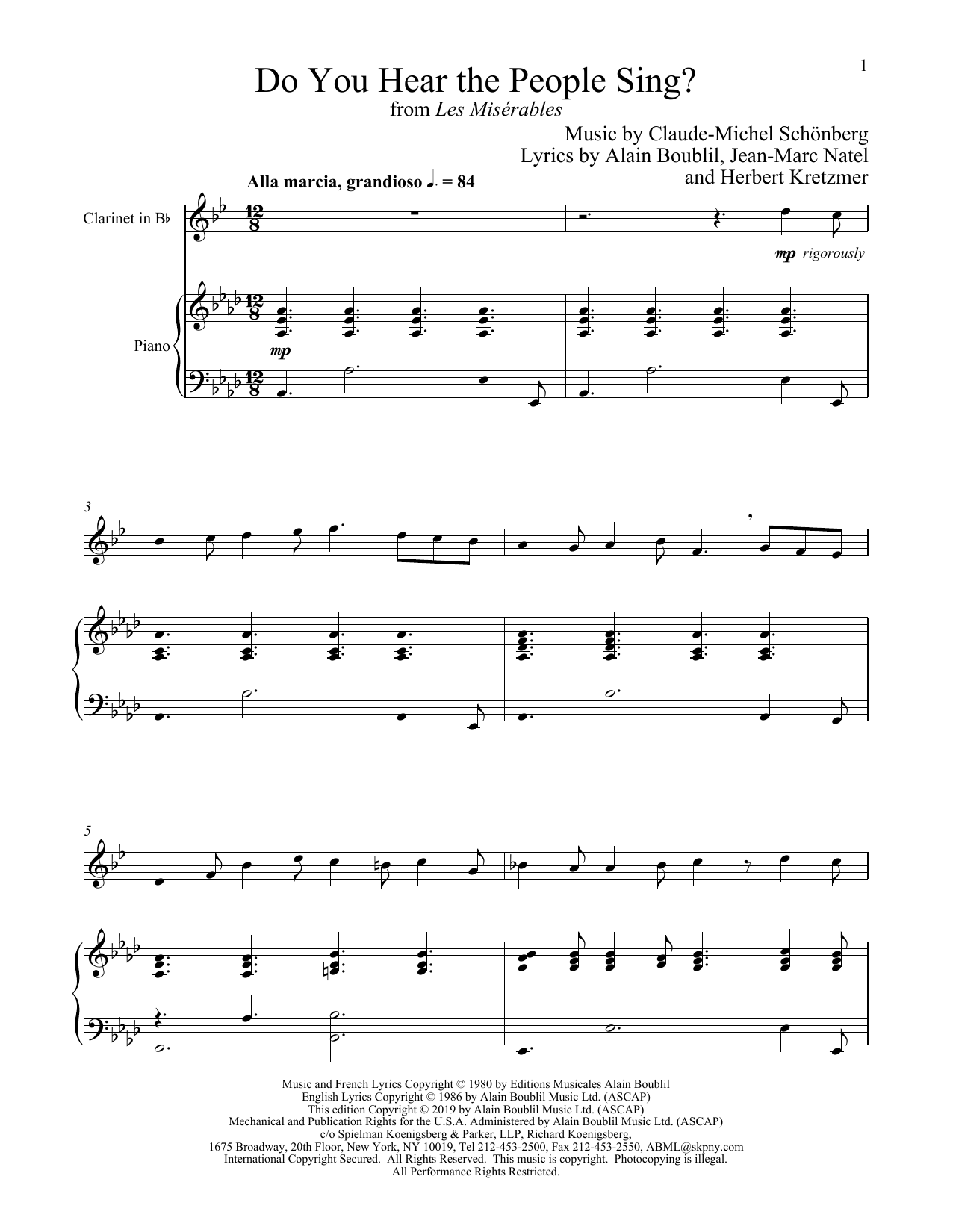 Product picture to: Do You Hear The People Sing? (from Les Miserables)