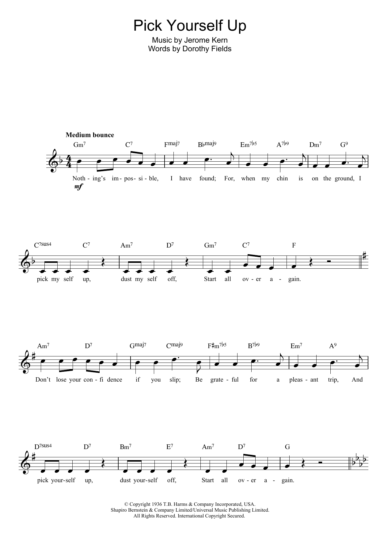 Produktbild zu: Pick Yourself Up