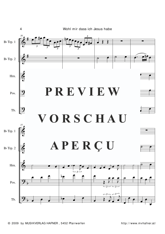 gallery: Jesus bleibet meine Freude, , (Blechbläser Quintett)