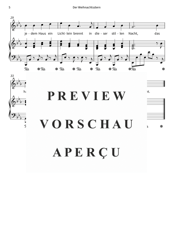 Produktgalerie: Seite 7 von 7 Der Weihnachtsstern, , Gesang und Klavier