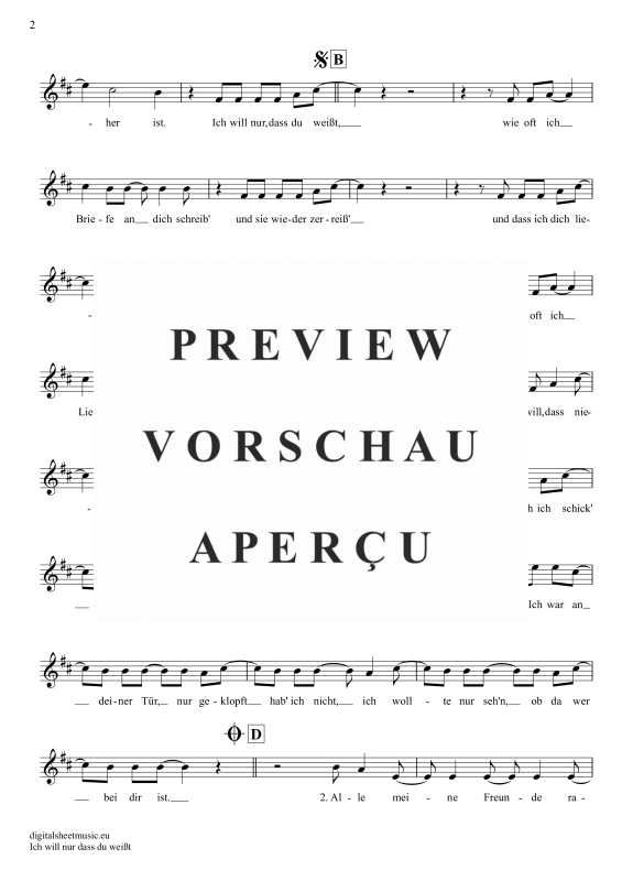 gallery: Ich will nur dass du weißt , SDP, Tawil, Adel, Klarinette in B