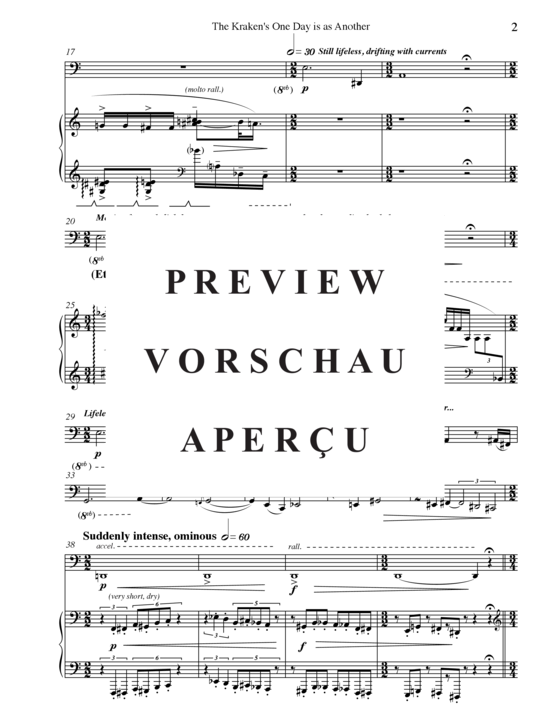 Product gallery: Page 3 of 21 The Krakens One Day is as Another , , (tuba + piano)