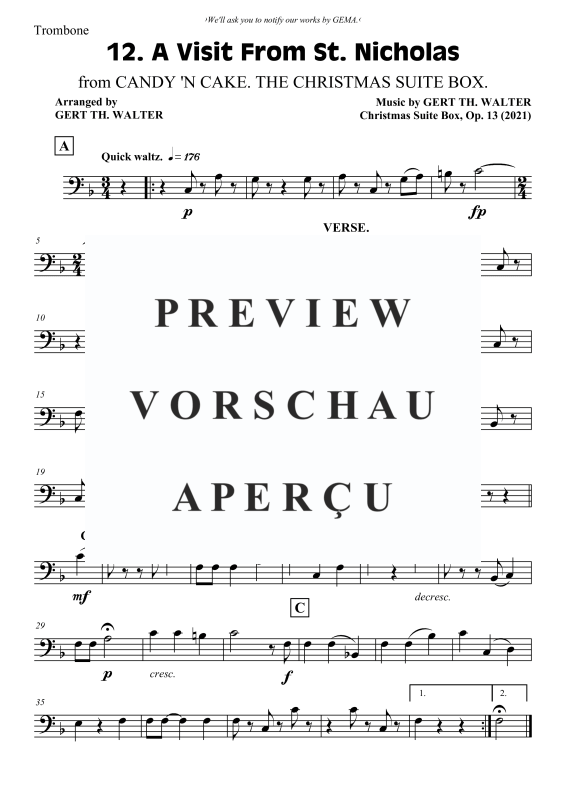 Produktgalerie: Seite 9 von 9 A Visit From St. Nicholas, , Blechbläser Trio