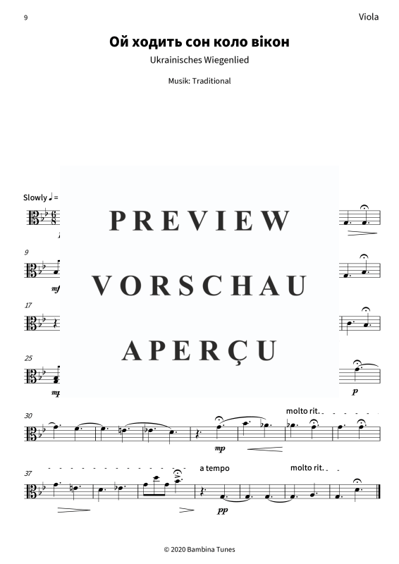 gallery: Drei Wiegenlieder aus aller Welt, , String quartet