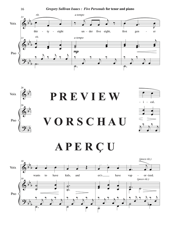 Product gallery: Page 17 of 18 Five Personals , , (tenor + piano)