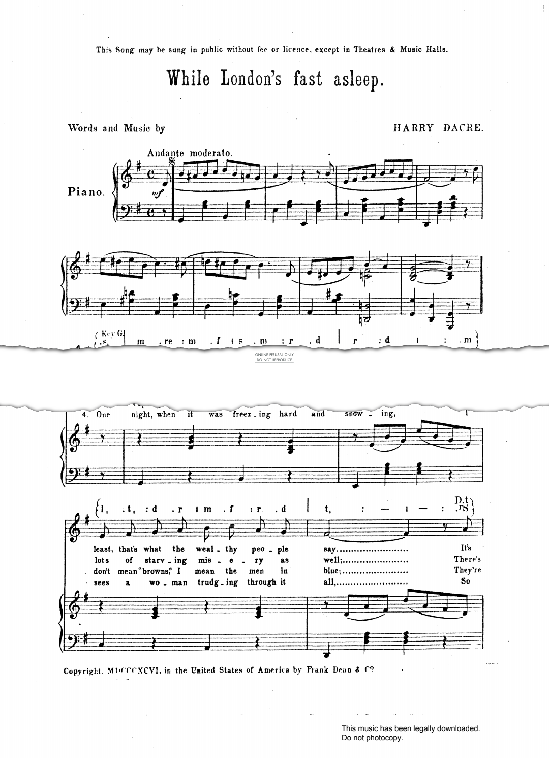 Produktbild zu: While London's Fast Asleep