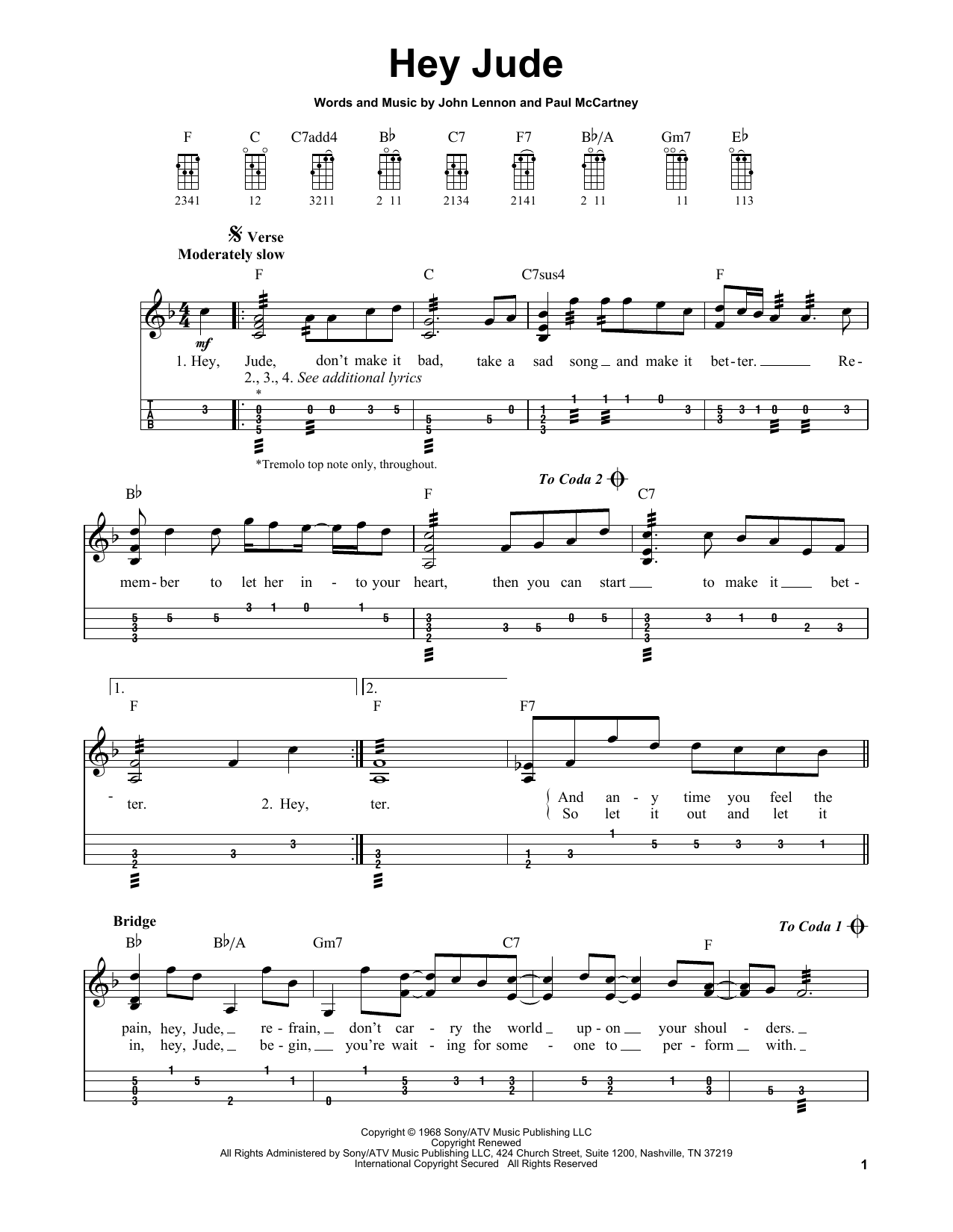 Produktbild zu:  Hey Jude - The Beatles