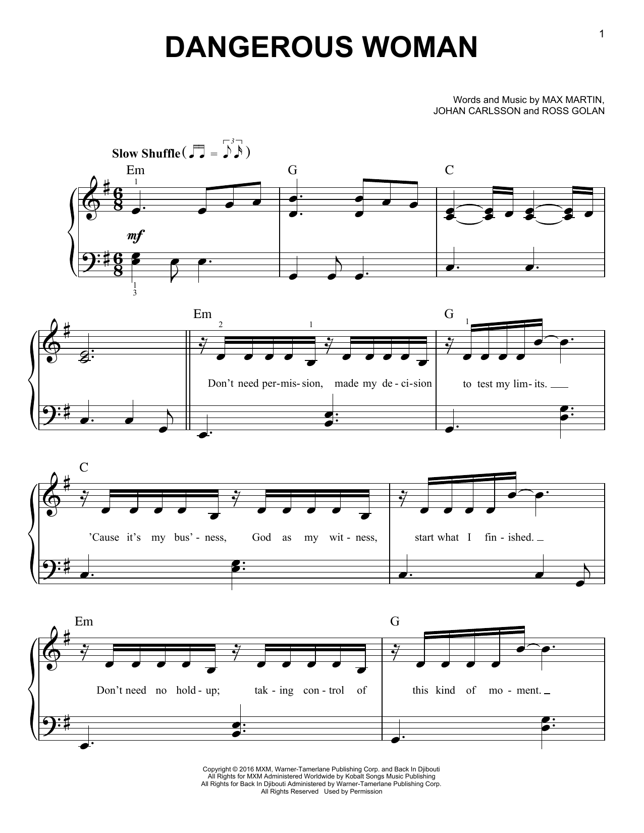 Produktbild zu: Dangerous Woman