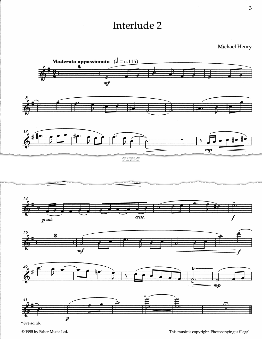 Product gallery: Page 1 of 1 Interlude 2, Michael Henry