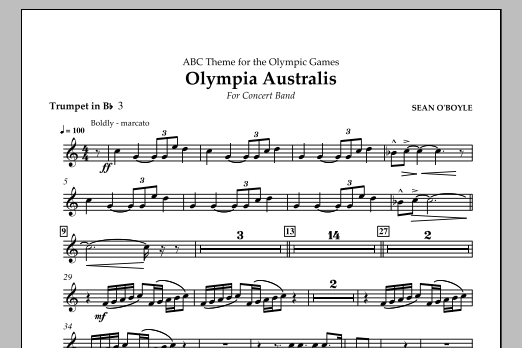 Produktbild zu:  Olympia Australis (Concert Band) - Bb Trumpet 3 - 
