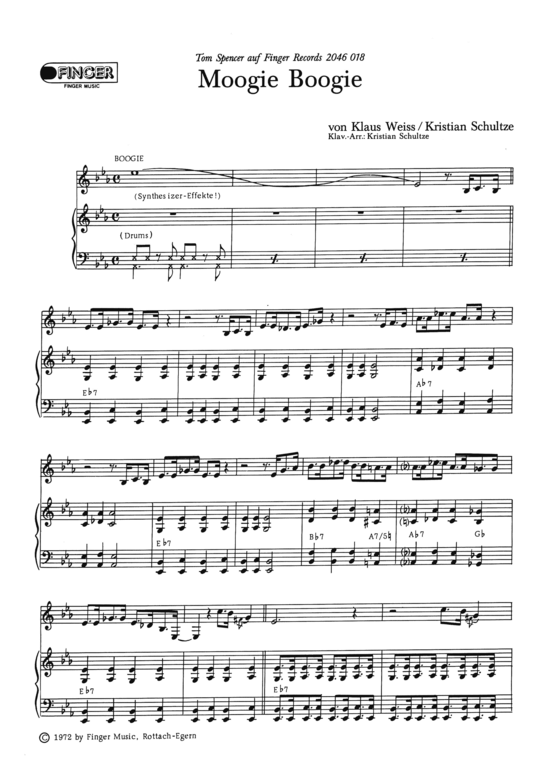 Produktbild zu: Moogie Boogie Tom Spencer