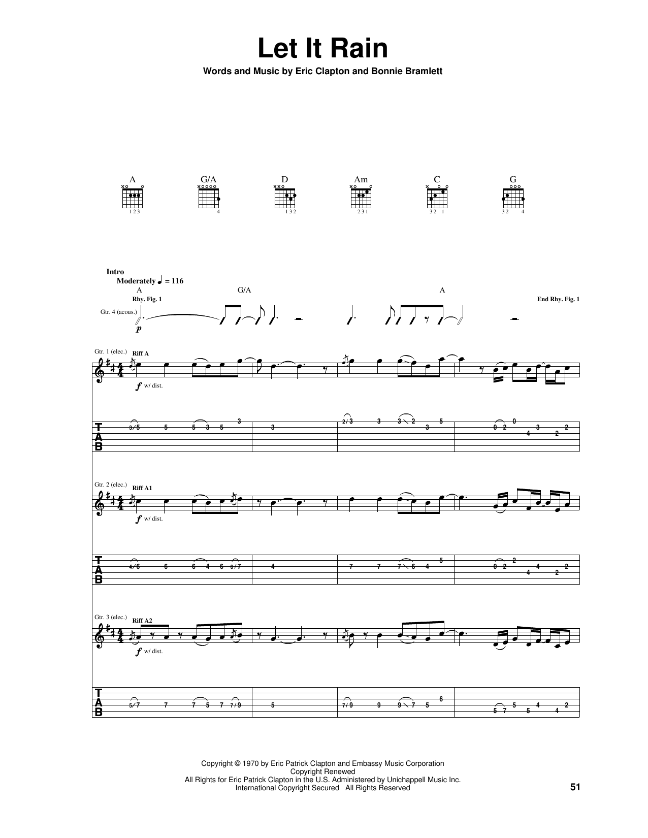 Produktgalerie: Seite 1 von 1 Let It Rain, Eric Clapton, Gitarre