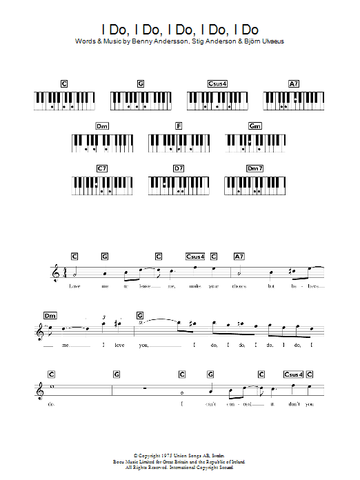 Produktbild zu: I Do, I Do, I Do, I Do, I Do