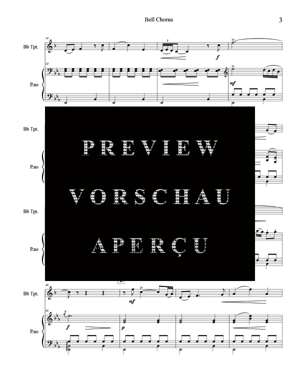 Produktgalerie: Seite 7 von 11 Bell Chorus, , (Trompete in B und Klavier)