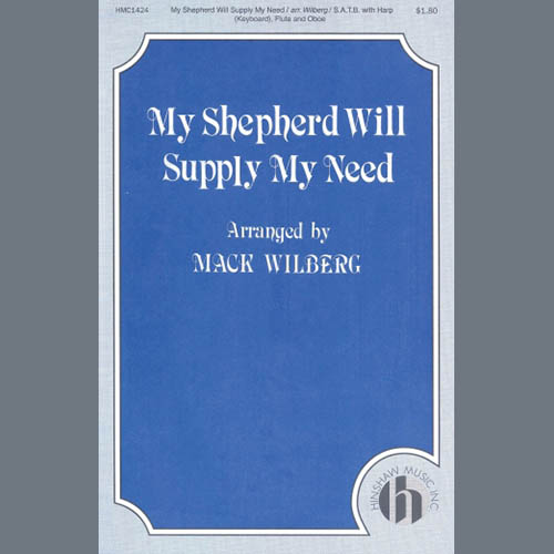 Produktbild zu: My Shepherd Will Supply My Need