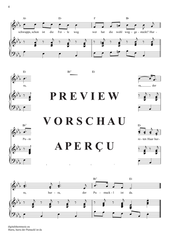 gallery: Hurra, Hurra, Der Pumuckl Ist Da , Pumuckl, (Klavier Begleitung + Gesang)