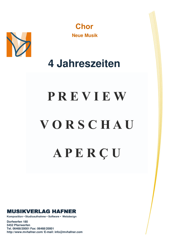 Product gallery: Page 4 of 9 4 Jahreszeiten, , (mixed choir)