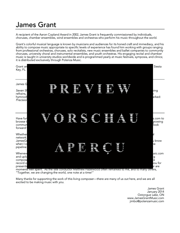 Product gallery: Page 4 of 11 Seven Shards, , (woodwind trio oboe/flute, clarinet and bassoon)