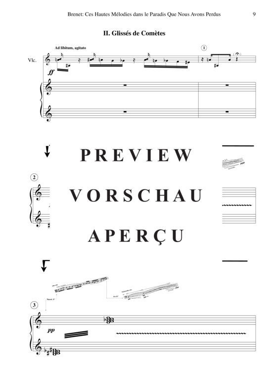 Product gallery: Page 10 of 21 Ces Hautes Melodies dans le paradis que nous avons perdus , , (viola, violoncello + piano reduction)