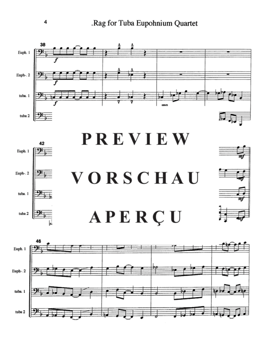 Product gallery: Page 6 of 15 Rag , , (Tuba Quartett EETT)