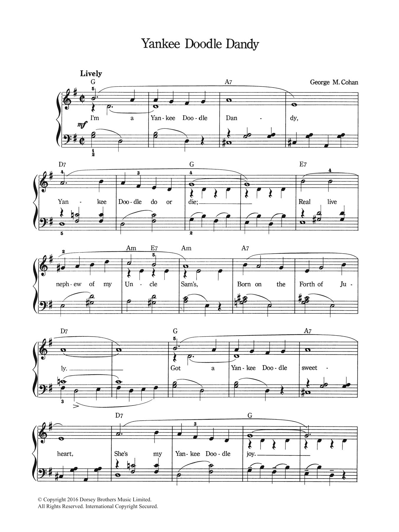 Product gallery: Page 1 of 1 Yankee Doodle Dandy, George M. Cohan
