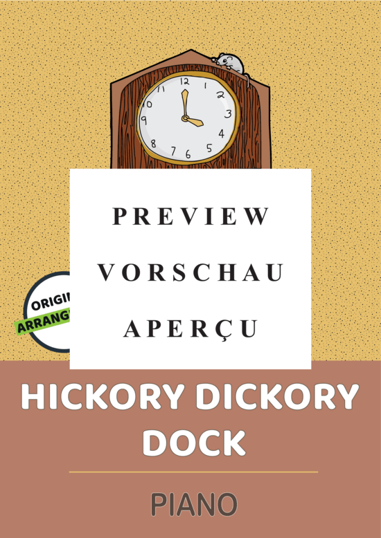 Produktgalerie: Seite 2 von 4 Hickory Dickory Dock , , Klavier Solo