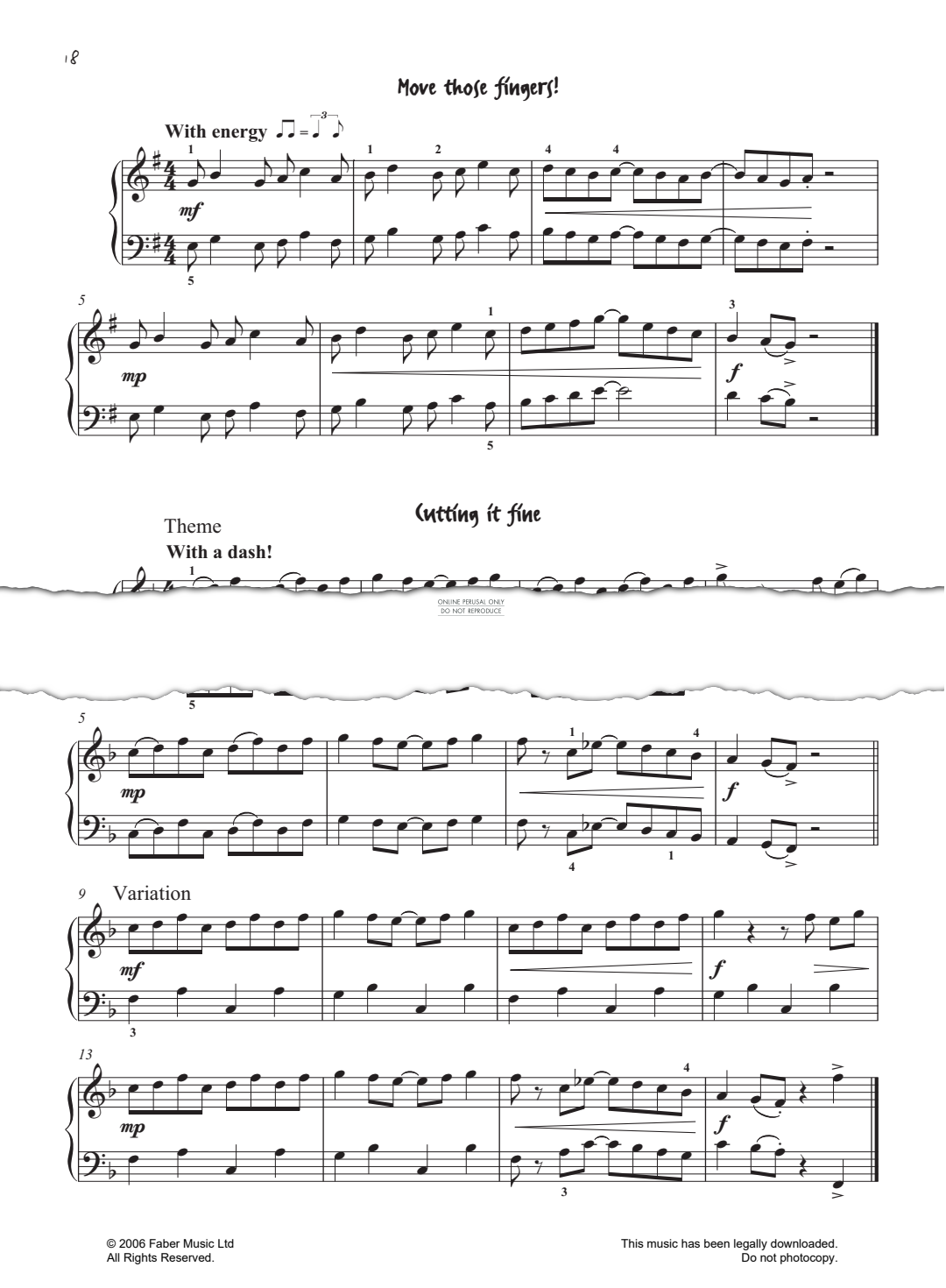 Produktbild zu: Move Those Fingers