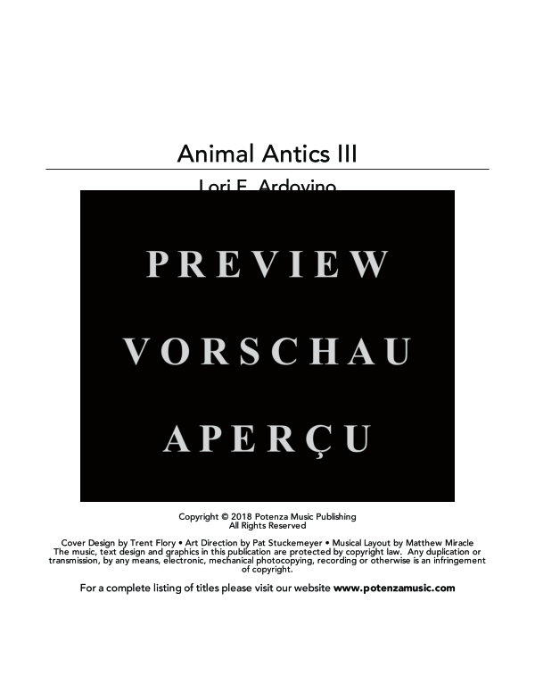 gallery: Animal Antics III, , (Erzähler und Klarinette)