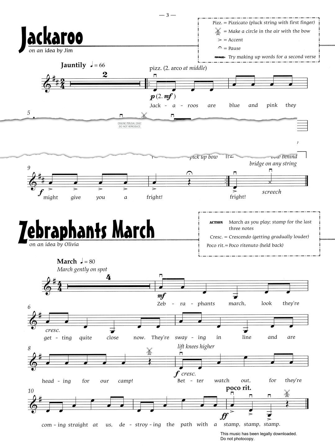 Produktgalerie: Seite 1 von 1 Zebraphants March, Pam Wedgwood, Klavier, Violine