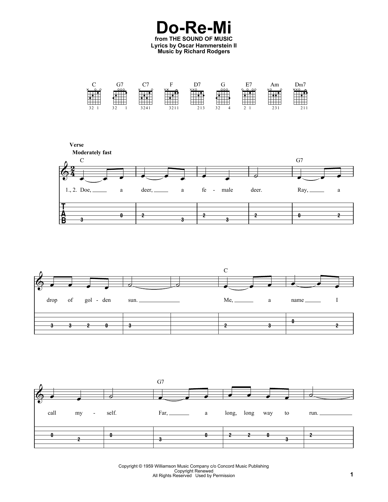 Product picture to: Do-Re-Mi (from The Sound of Music)