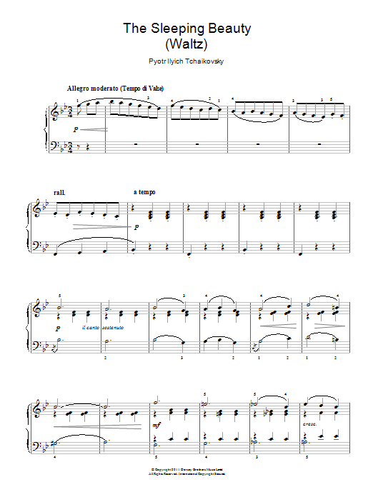 Produktbild zu: Waltz (from The Sleeping Beauty)
