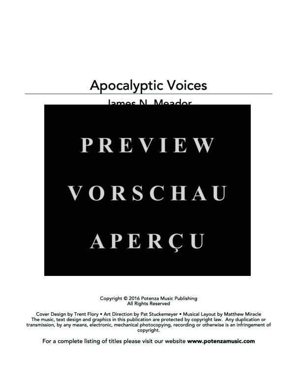Product gallery: Page 3 of 11 Apocalyptic Voices, , (tuba and piano)