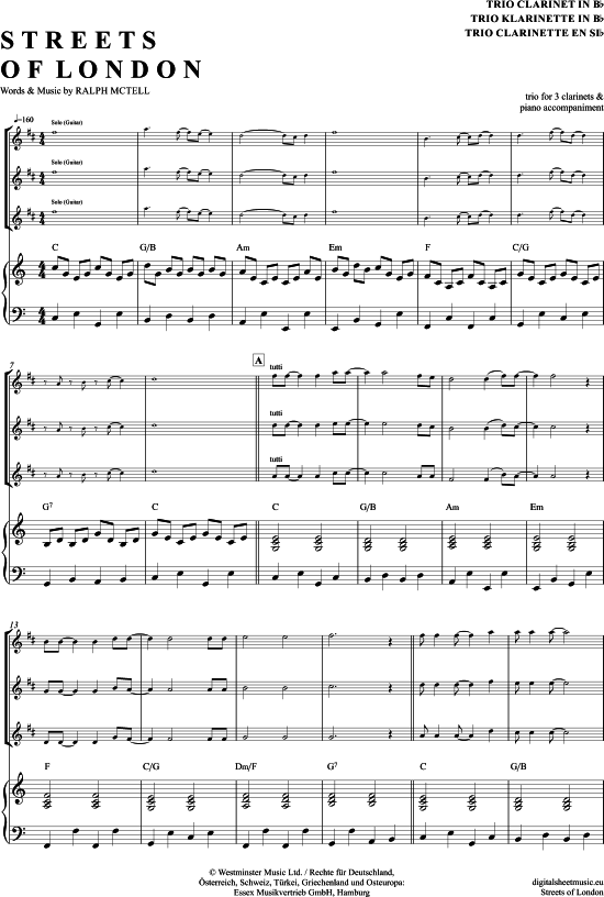 Product picture to: The Streets of London Ralph McTell