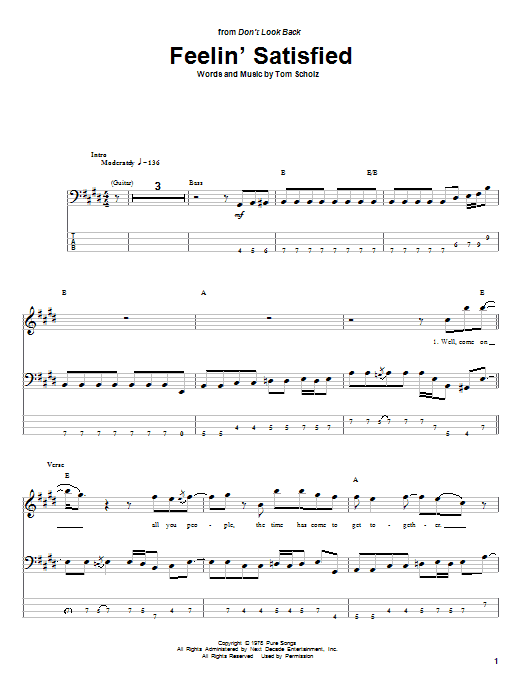 Produktgalerie: Seite 1 von 1 Feelin' Satisfied, Boston, E-Bass